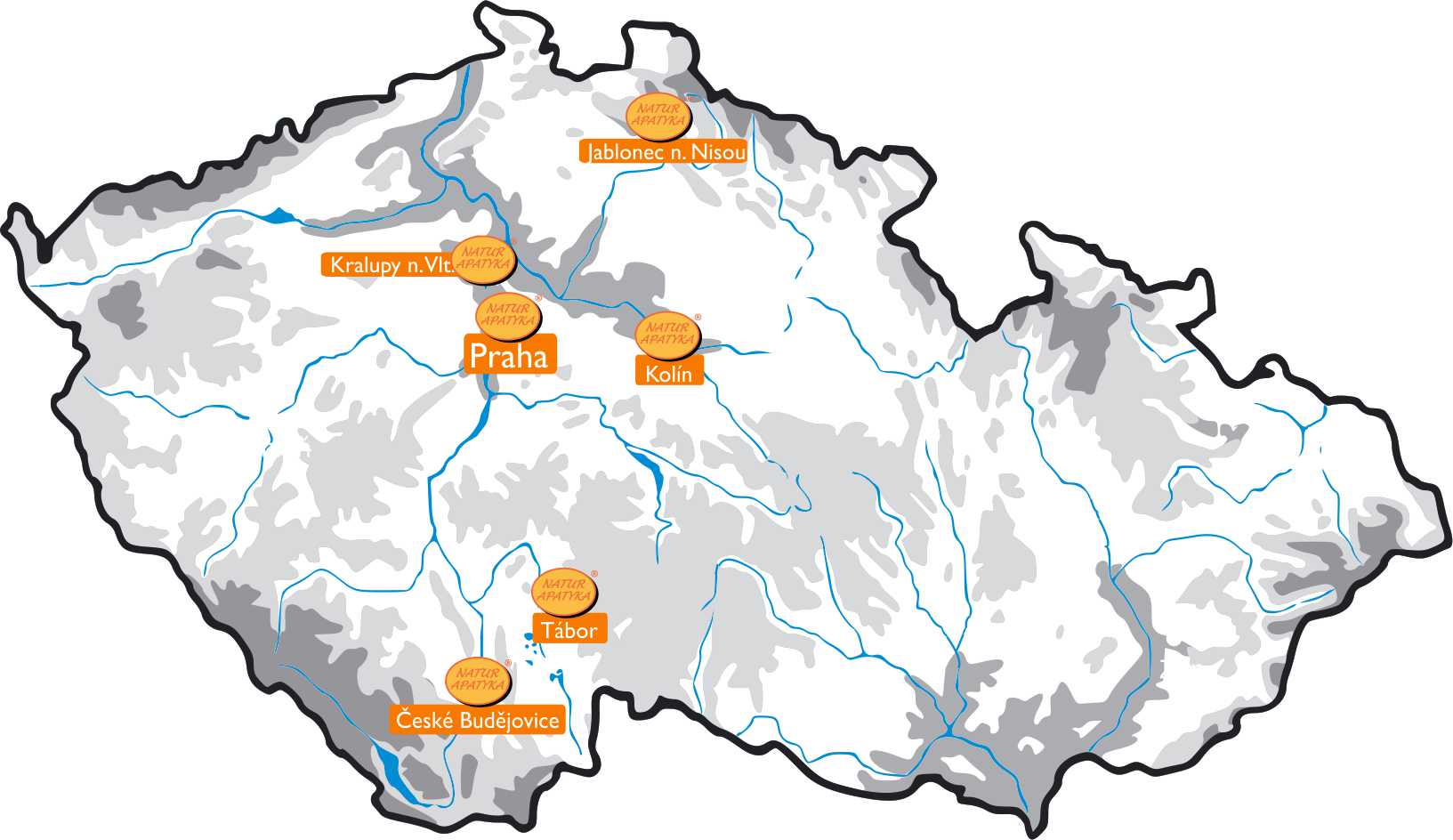 mapa prodejny